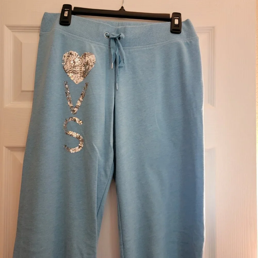 Victoria's Secret Supermodel Sweatpants + Hoodie Jacket Size M EXC - Picture 8 of 10